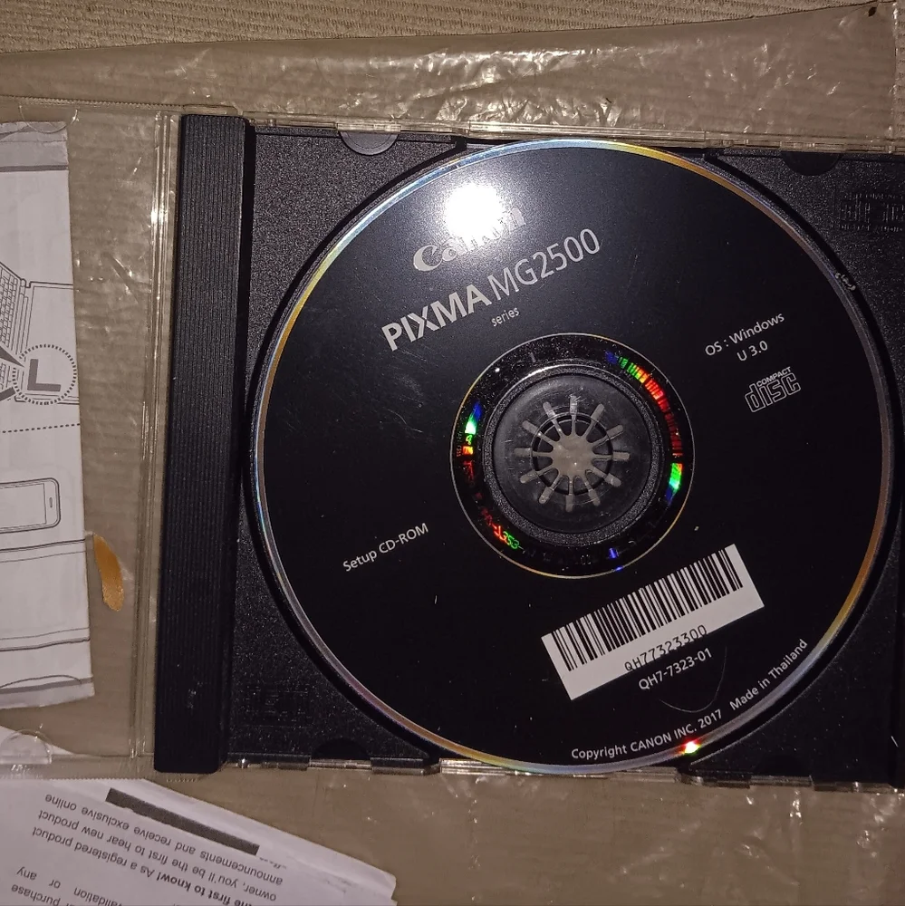 Canon PIXMA MG2500 Series Setup CD